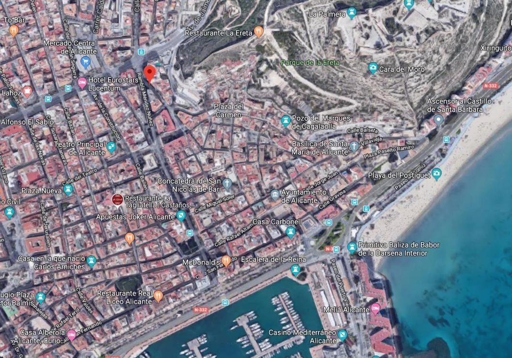 Apartamento Grande-Centro Barrio Playa 阿利坎特 外观 照片